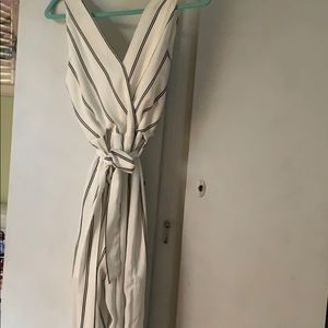 Semi formal white jumpsuit